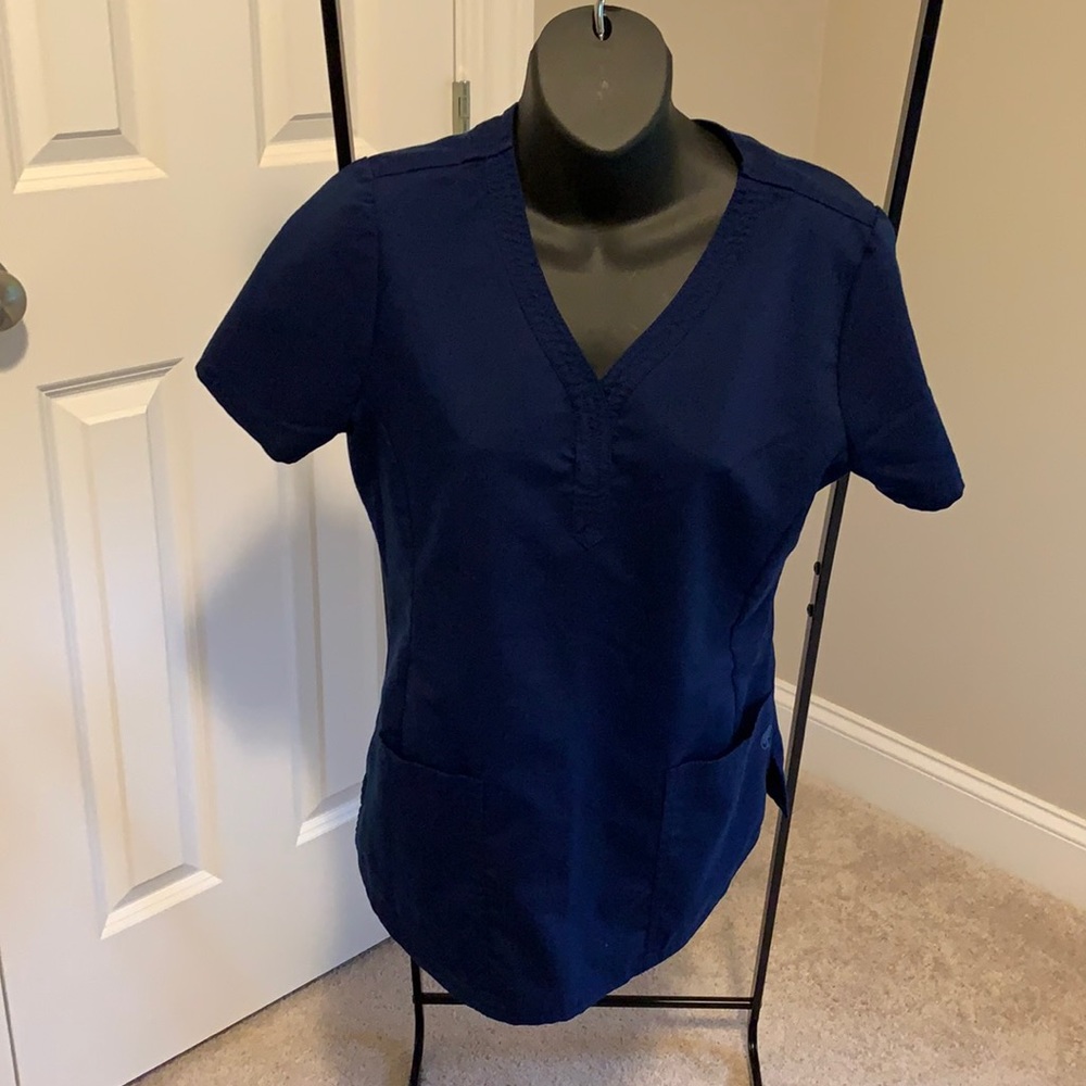 Healing Hands scrub top.